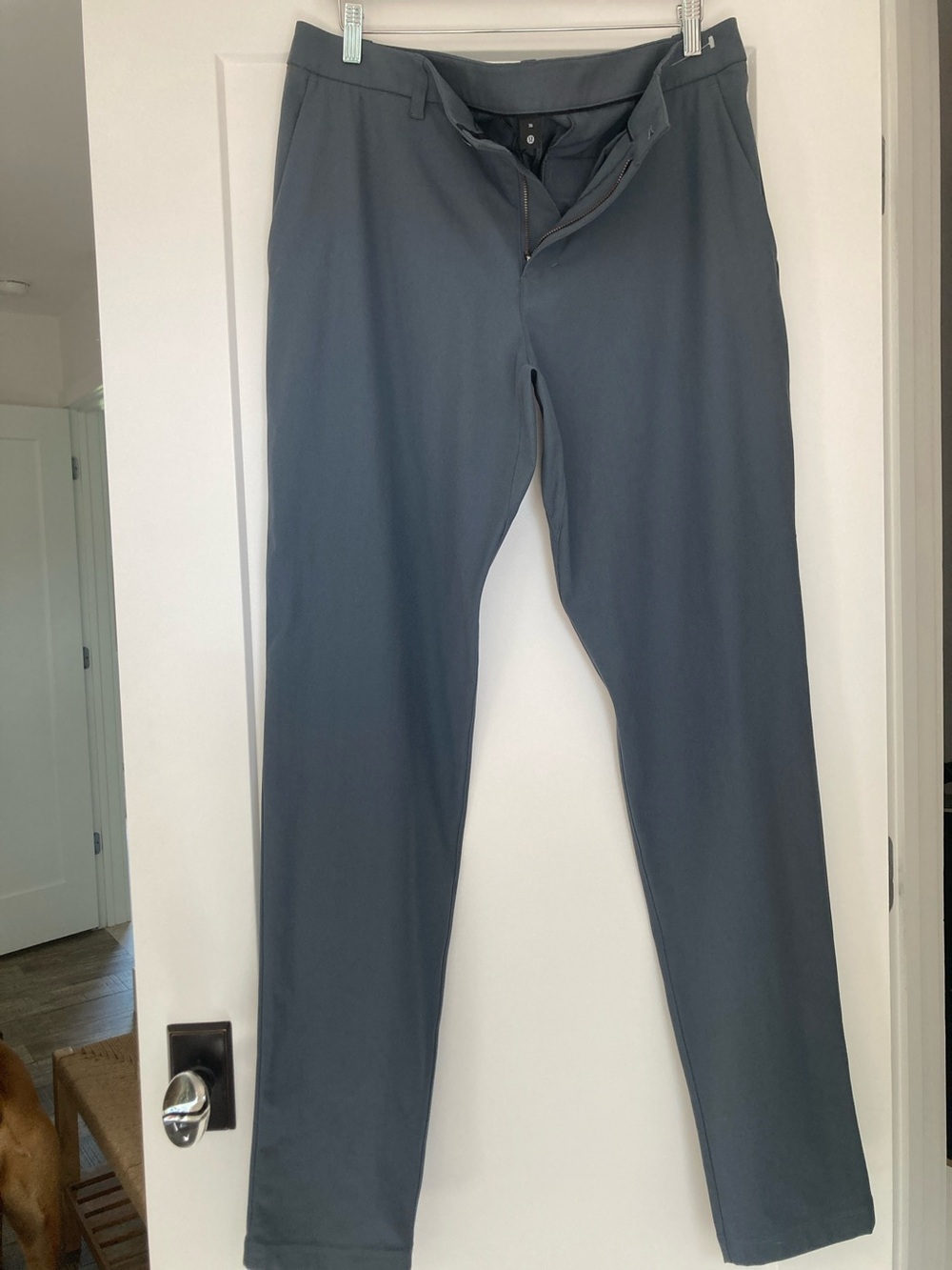 lululemon athletica Men's Straight-Leg Chinos in Slate Blue
